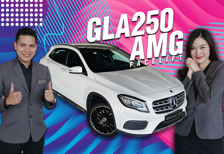 New in! เข้าใหม่สดๆร้อนๆ GLA250 AMG รุ่น Facelift วิ่งน้อย 35,xxx กม. เพียง 1.99ล้าน New in! เข้าใหม่สดๆร้อนๆ GLA250 AMG รุ่น Facelift วิ่งน้อย 35,xxx กม. เพียง 1.99ล้าน